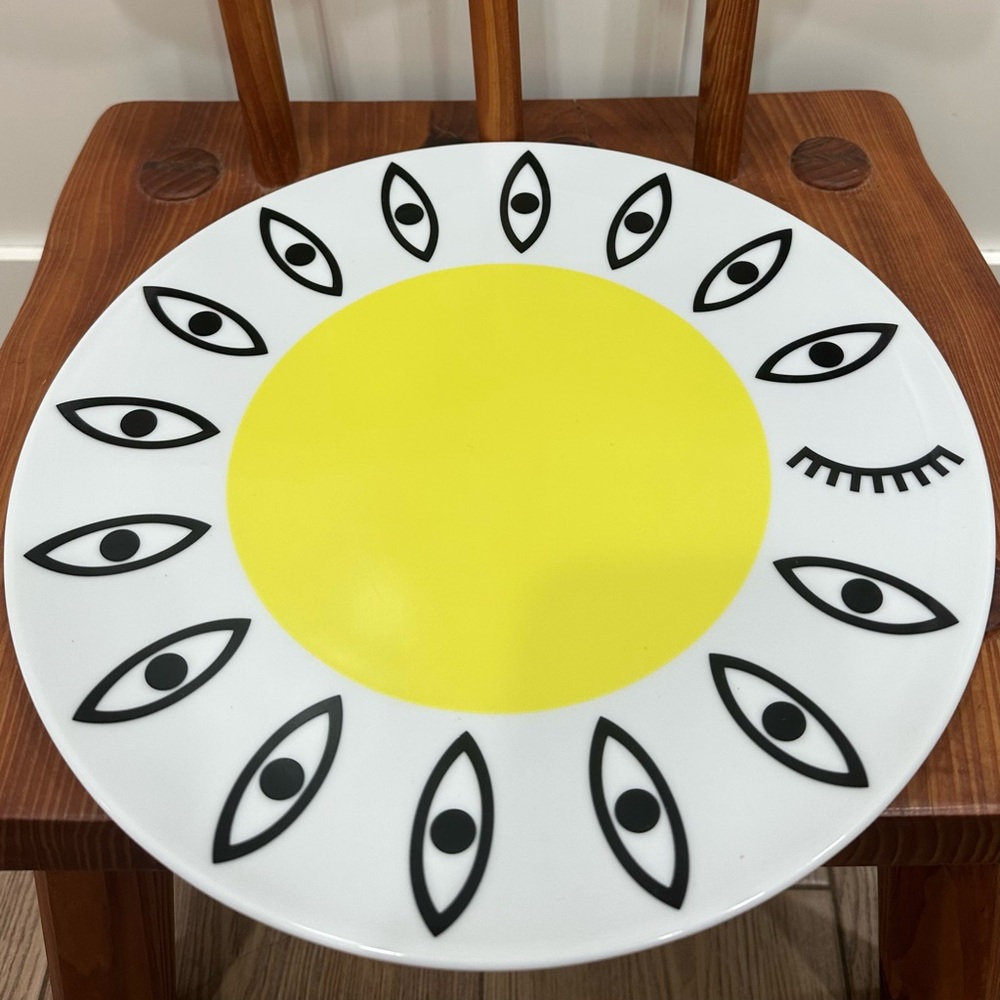 Vintage IKEA Gloedande Dinner Plate Van Beirendonck
